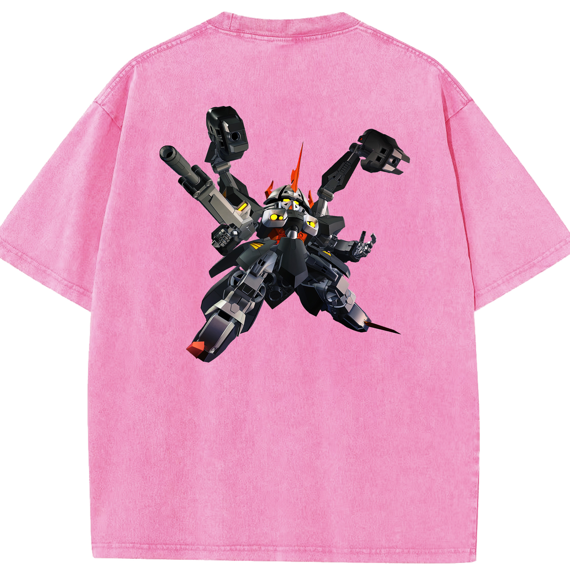 （画像用） 機動戦士ガンダム Mobile Suit Gundam 綿100% ヴィンテージ風 半袖Tシャツ（背面プリント）